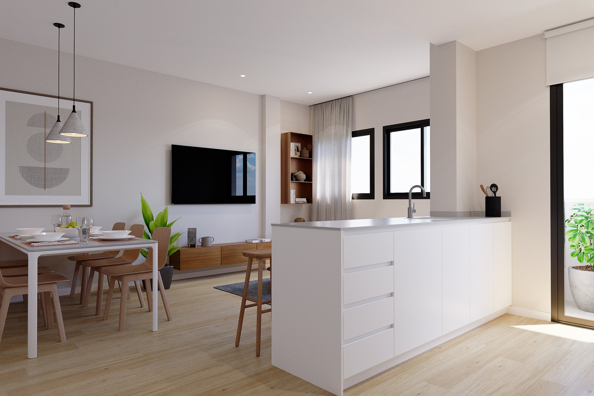 New Build - Apartment / flat - Algorfa